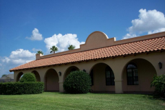 Southgate clubhouse back portico